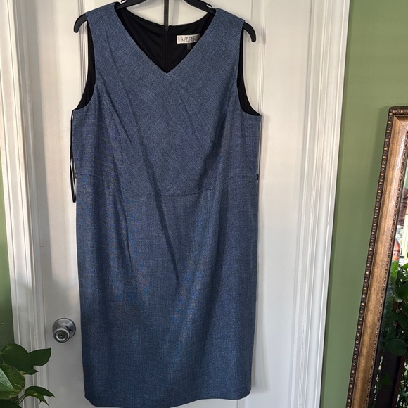 Kasper Blue Midi Dress - Picture 1 of 1